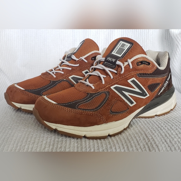 🌟SEE NEW LISTING🌟🎉HP!🎉 🦁L.L. BEAN x New Balance 990 V4 🤎 Womens 8.5 - Picture 3 of 15